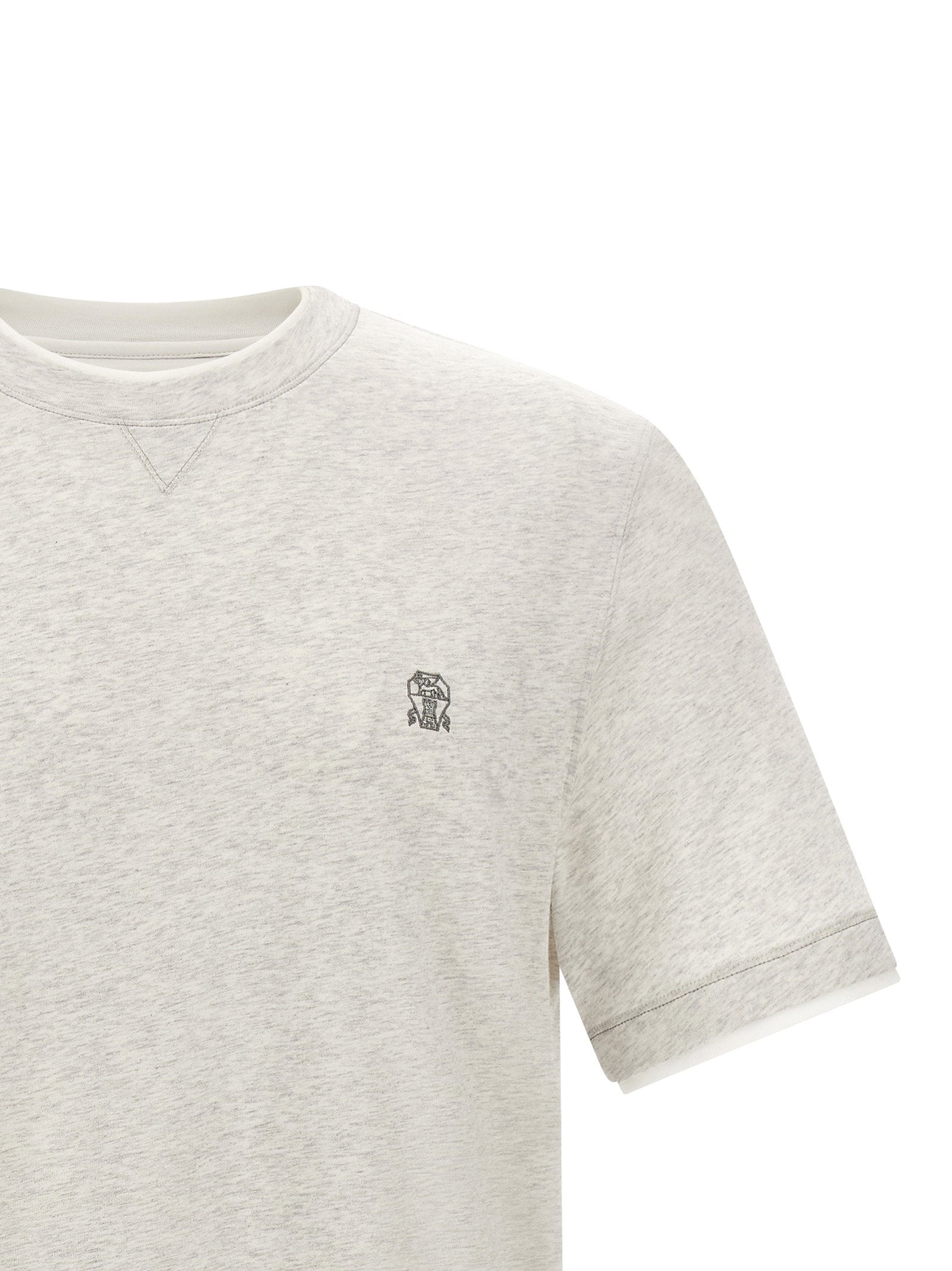 Brunello Cucinelli Brunello Cucinelli Double T-shirt