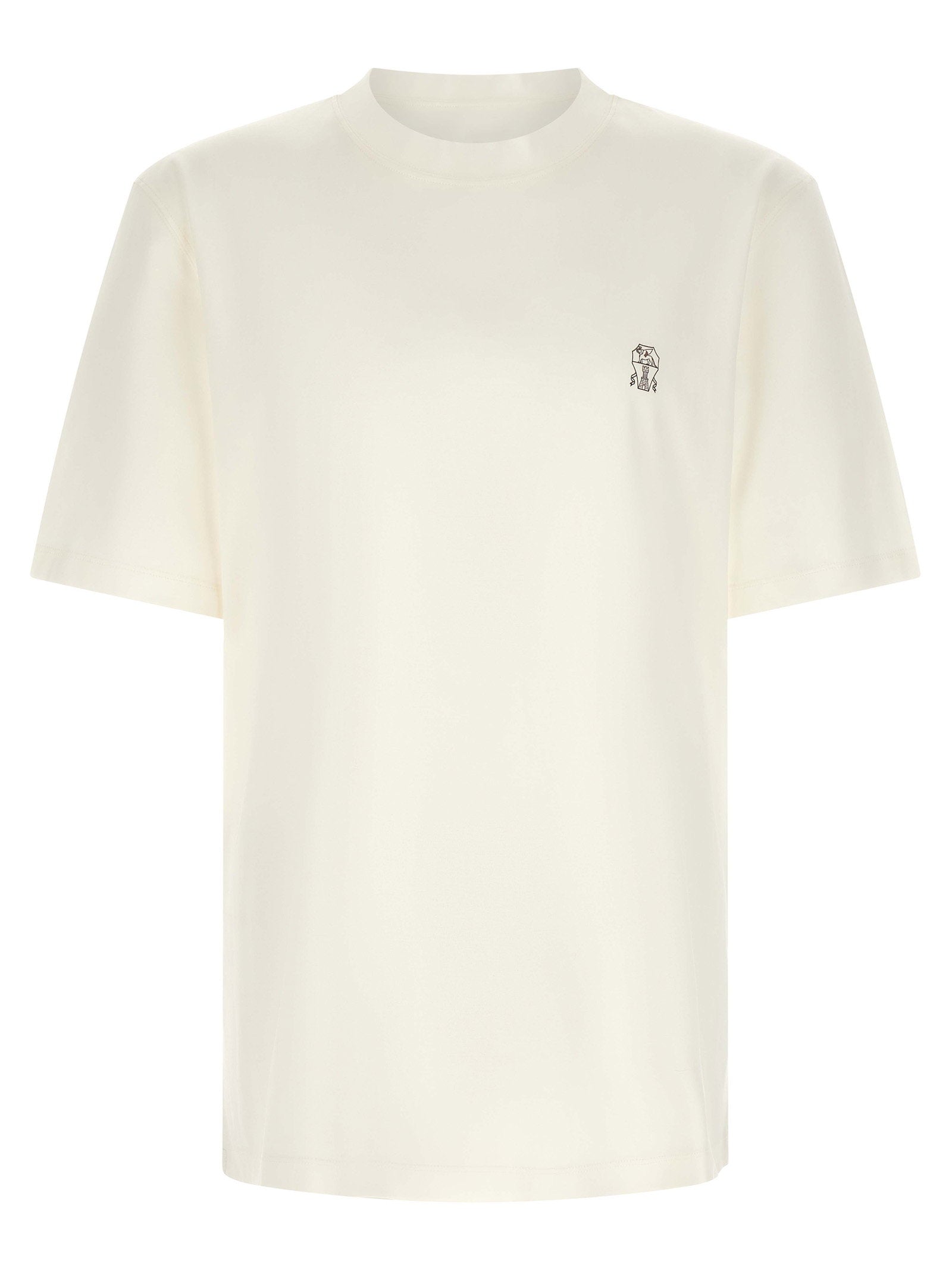 Brunello Cucinelli Brunello Cucinelli Logo Embroidery T-shirt