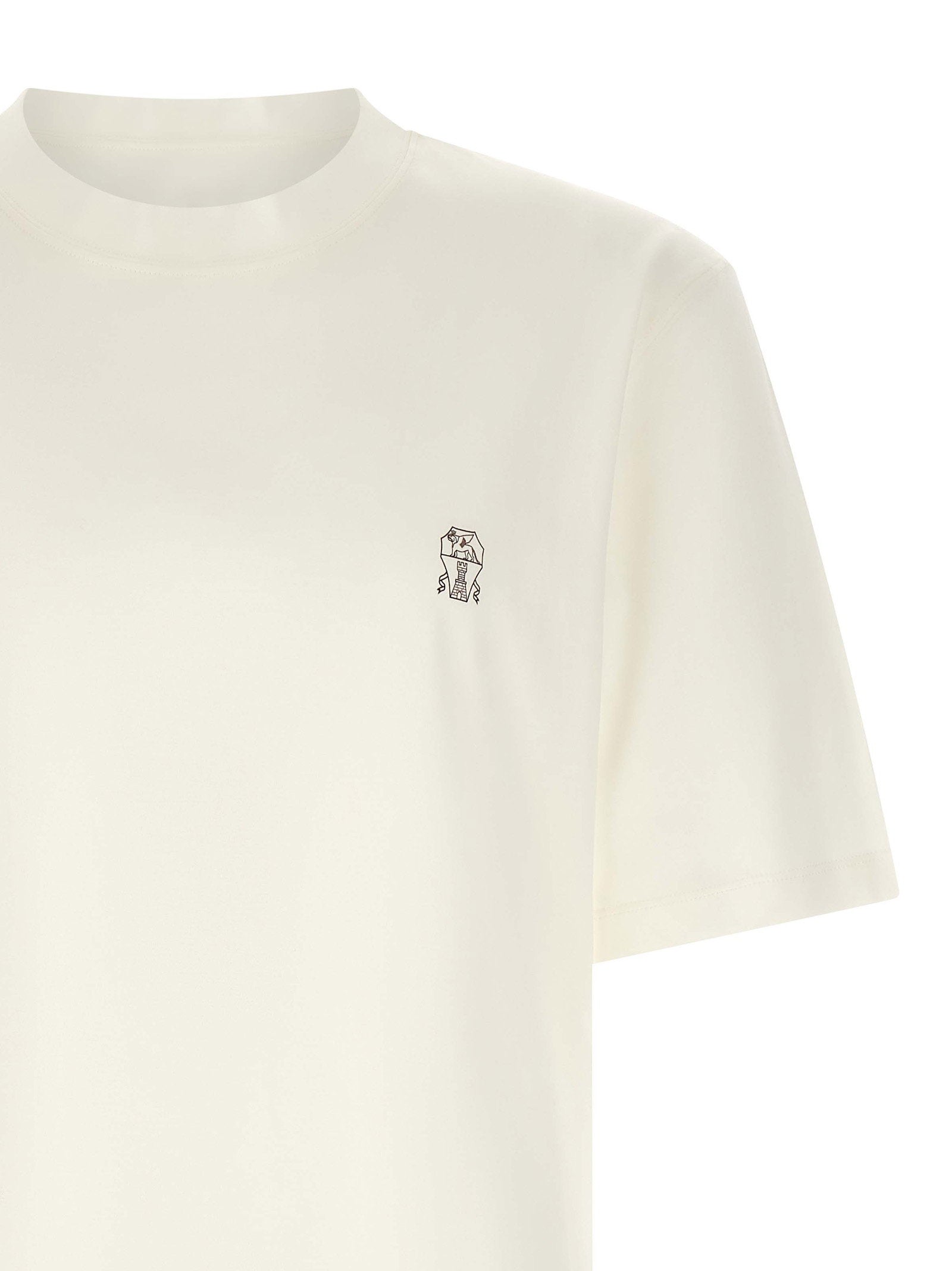 Brunello Cucinelli Brunello Cucinelli Logo Embroidery T-shirt