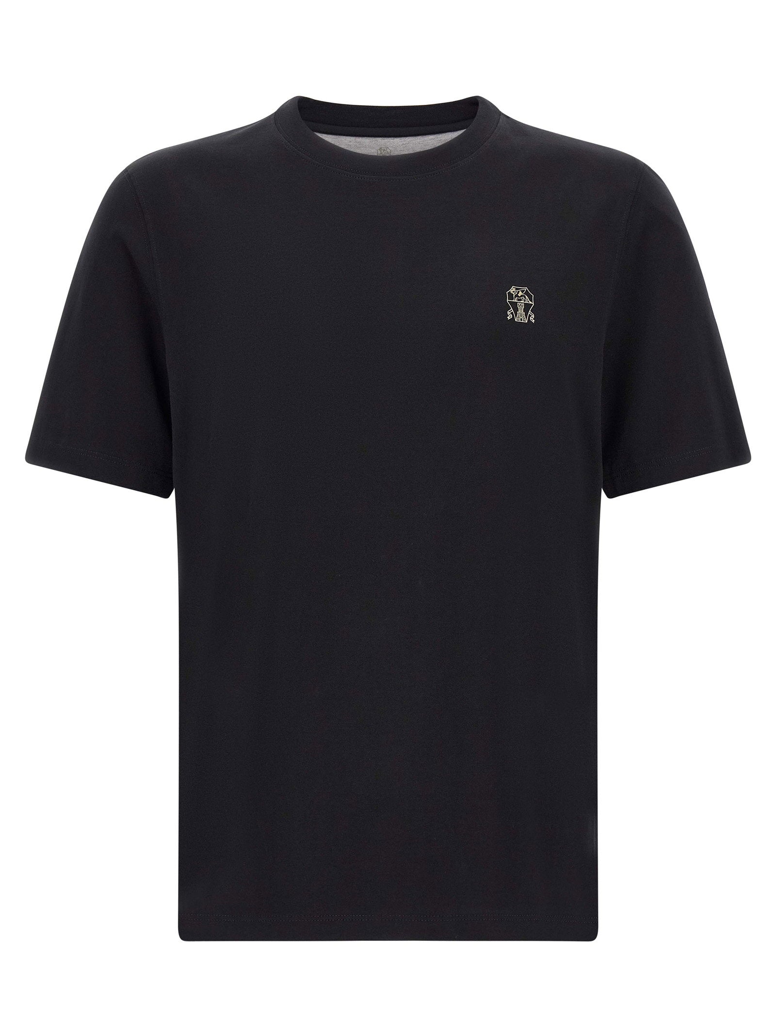 Brunello Cucinelli Brunello Cucinelli Logo Embroidery T-shirt