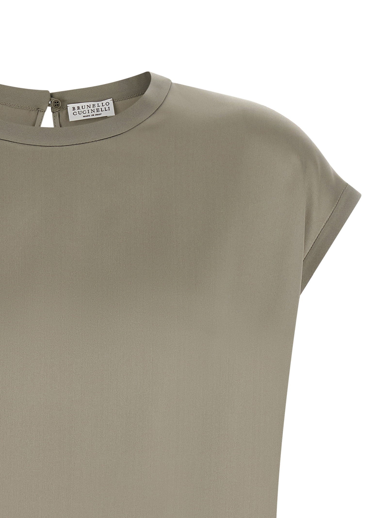 Brunello Cucinelli Brunello Cucinelli Satin Blouse