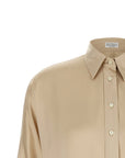 Brunello Cucinelli Brunello Cucinelli Monile Satin Shirt