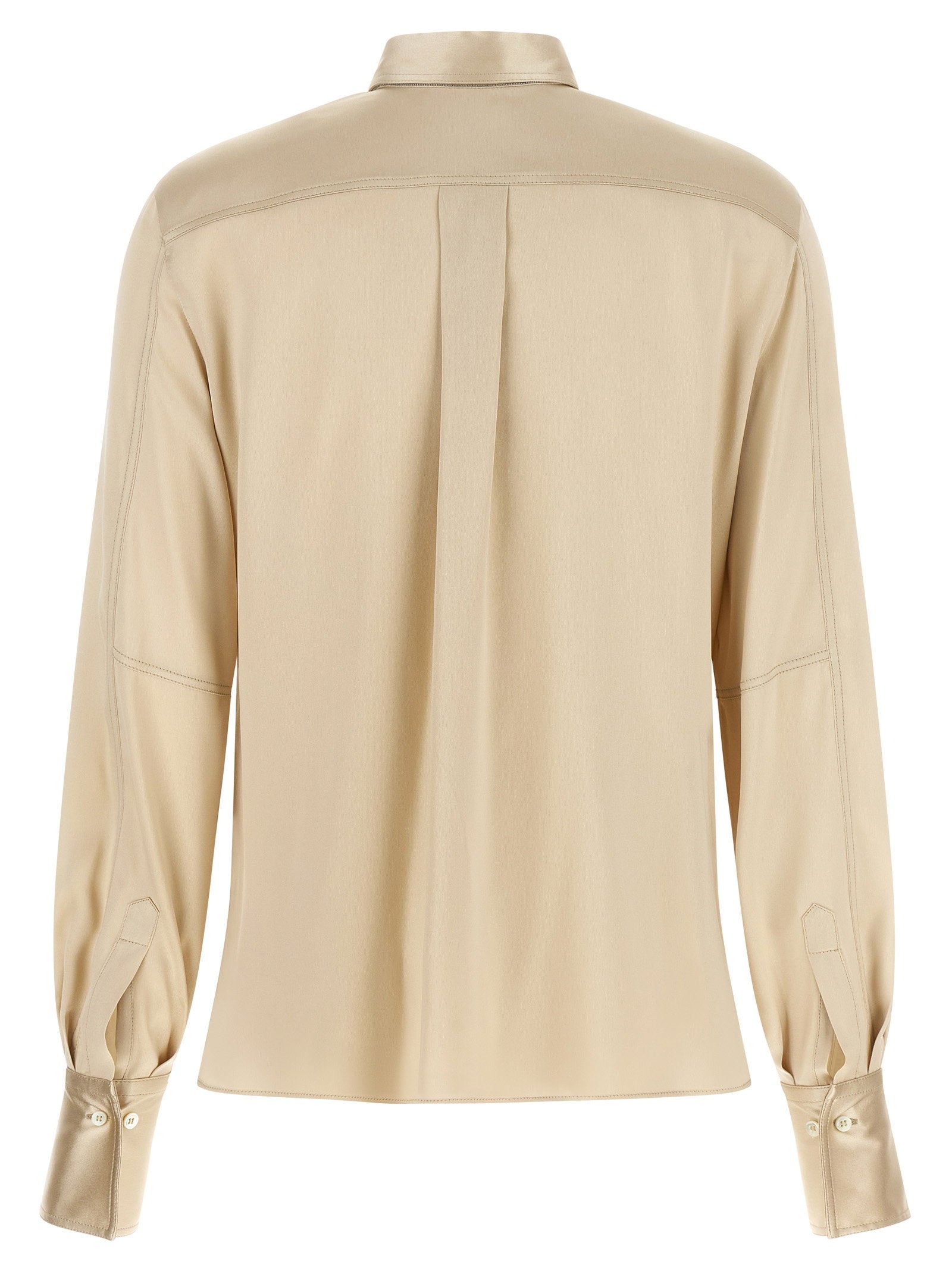 Brunello Cucinelli Brunello Cucinelli Satin Silk Shirt