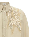 Brunello Cucinelli Brunello Cucinelli Sequin Embroidery Shirt