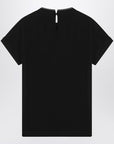 Brunello Cucinelli Brunello Cucinelli Black crew-neck T-shirt with pendant