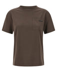 Brunello Cucinelli Brunello Cucinelli Shiny Tab T-shirt