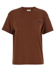 Brunello Cucinelli Brunello Cucinelli Shiny Tab T-shirt
