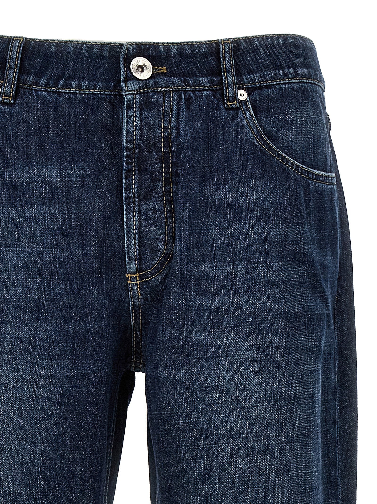 Brunello Cucinelli Brunello Cucinelli Logo Embroidery Jeans