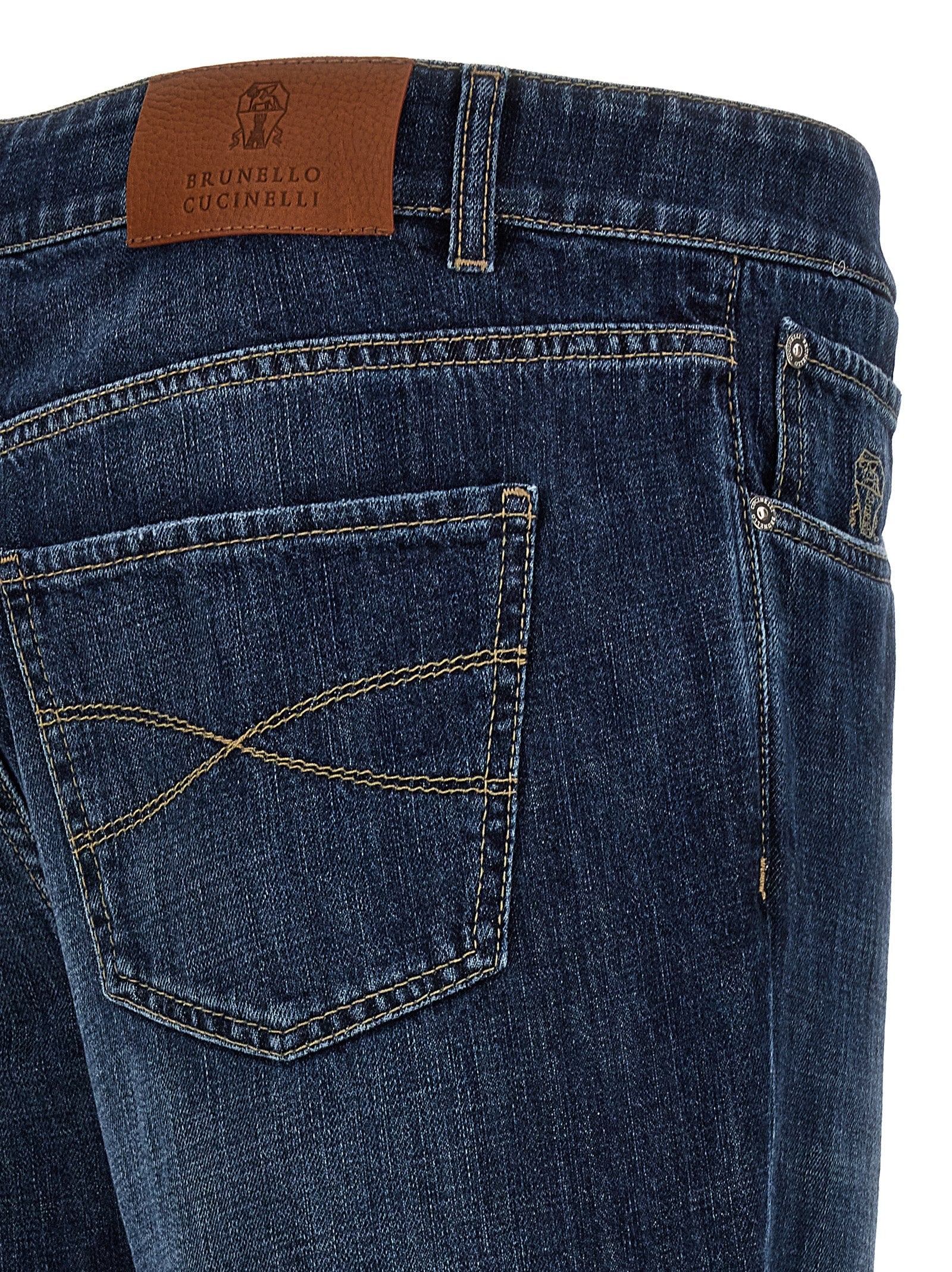 Brunello Cucinelli Brunello Cucinelli Logo Embroidery Jeans
