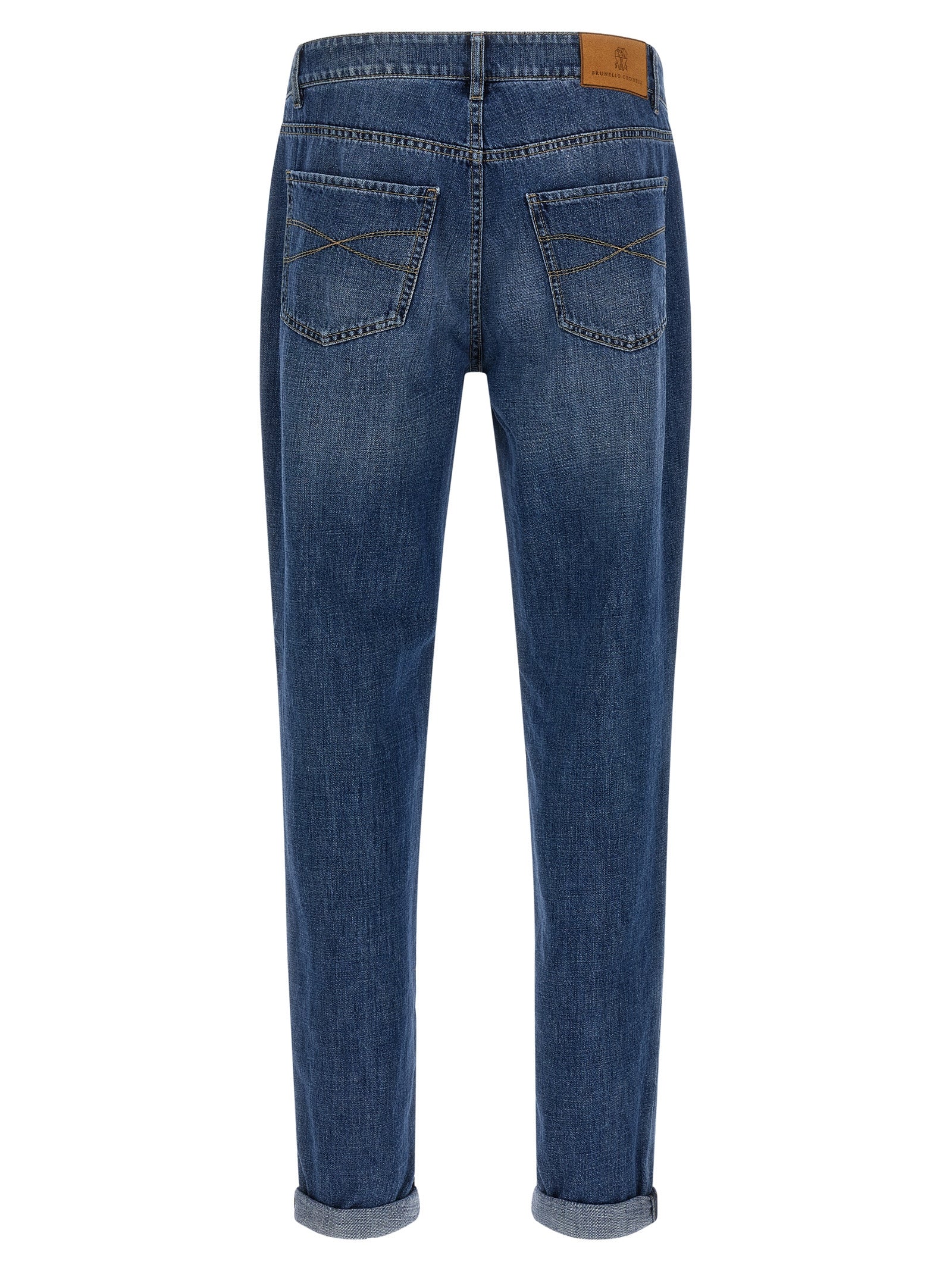Brunello Cucinelli Brunello Cucinelli Logo Embroidery Jeans