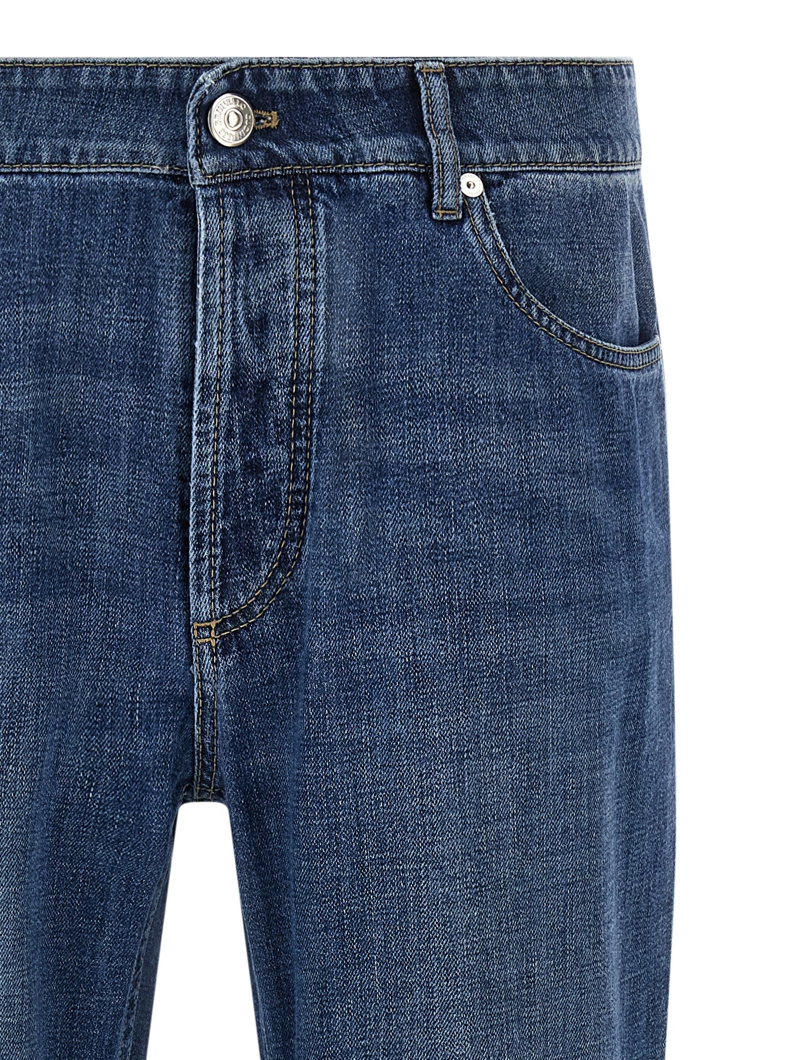 Brunello Cucinelli Brunello Cucinelli Logo Embroidery Jeans