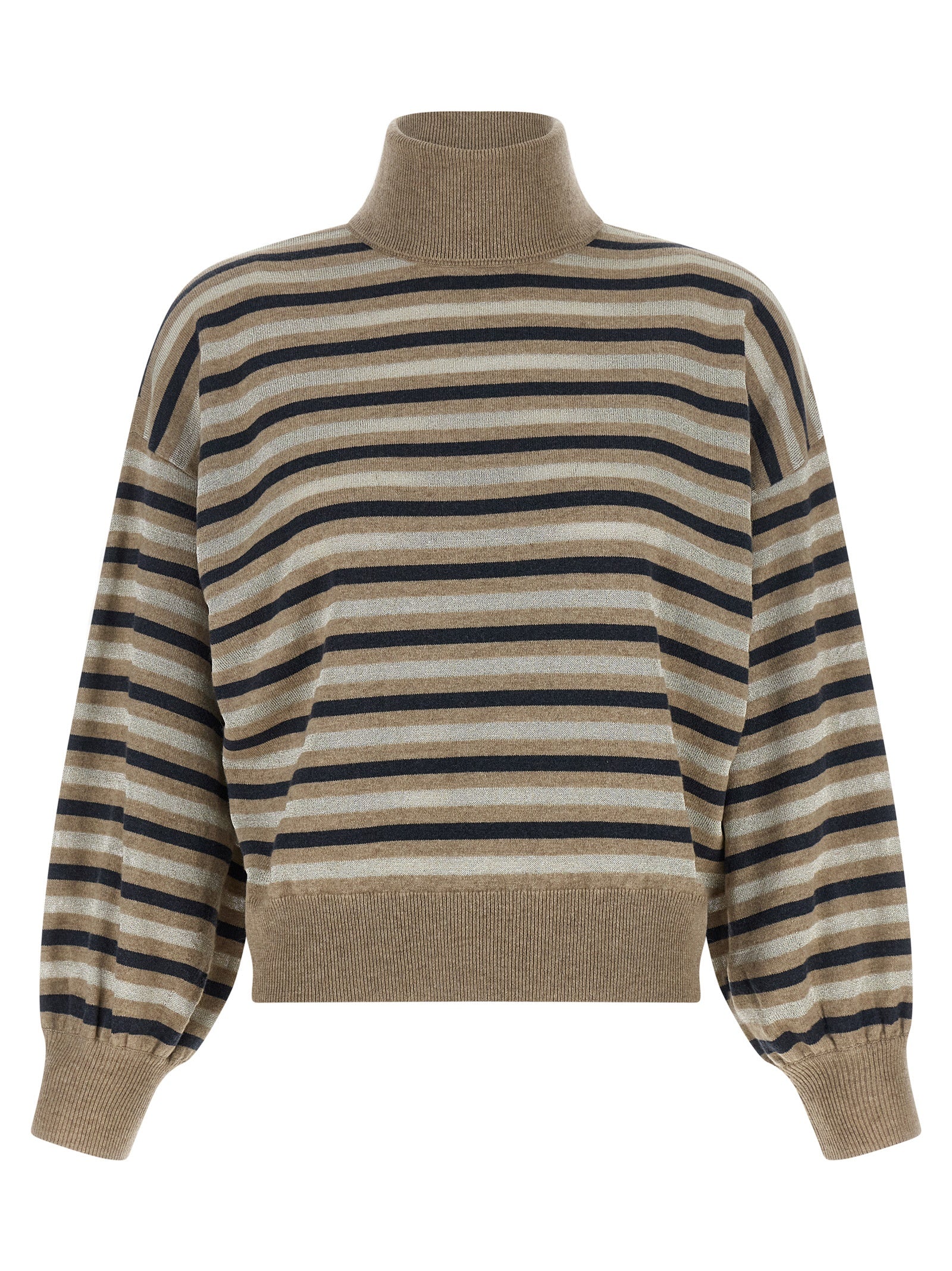 Brunello Cucinelli Brunello Cucinelli Sparkling Stripes Sweater