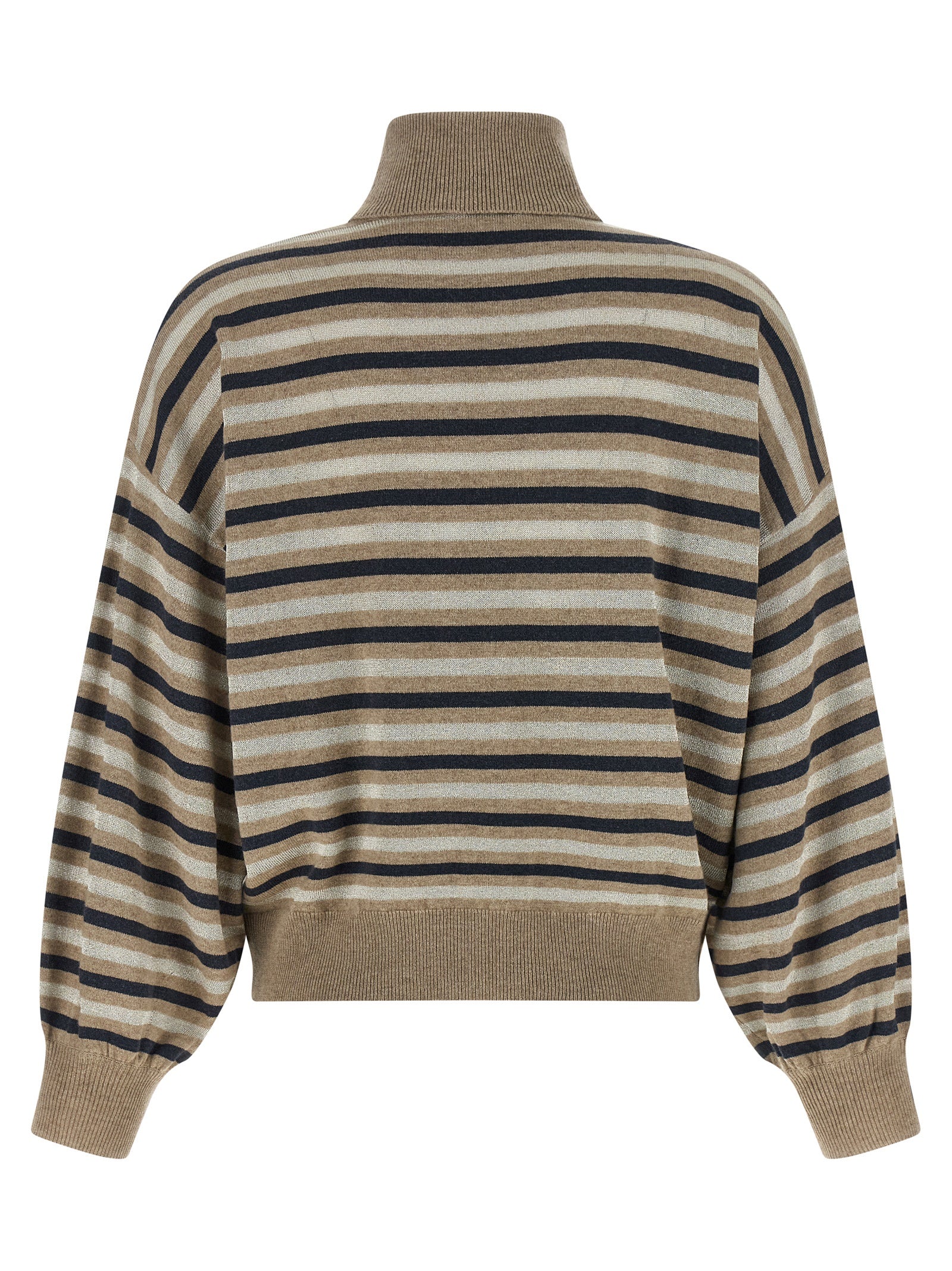 Brunello Cucinelli Brunello Cucinelli Sparkling Stripes Sweater