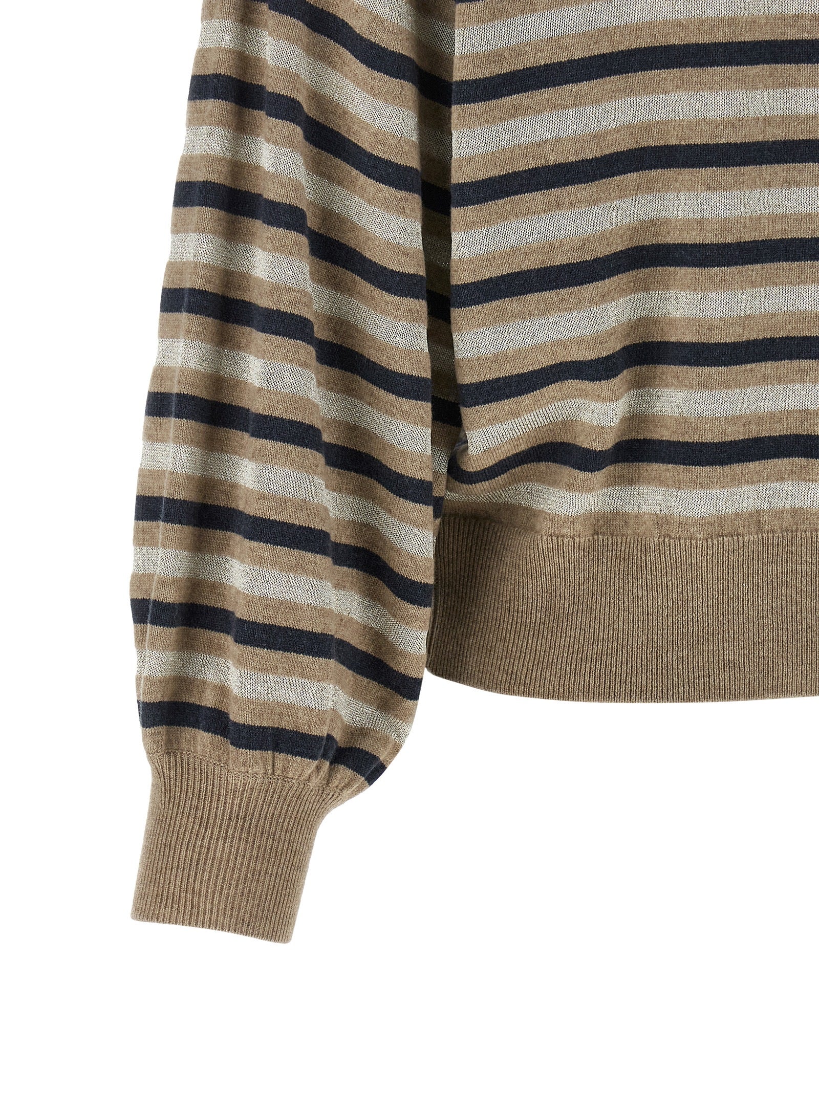 Brunello Cucinelli Brunello Cucinelli Sparkling Stripes Sweater