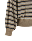 Brunello Cucinelli Brunello Cucinelli Sparkling Stripes Sweater