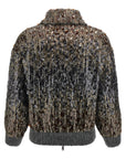 Brunello Cucinelli Brunello Cucinelli Dazzling Dégradé Embroidery Cardigan