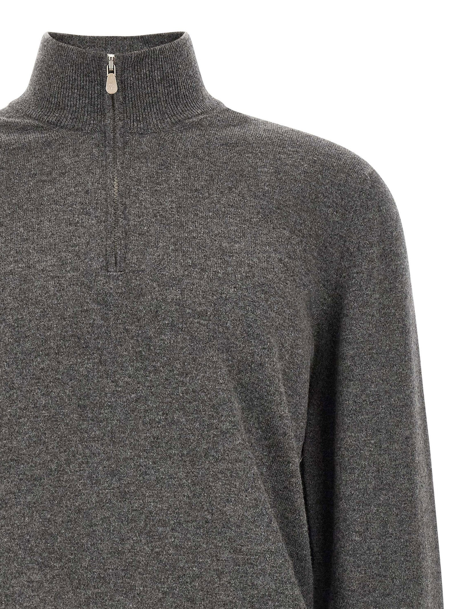 Brunello Cucinelli Brunello Cucinelli Half-zip Cashmere Sweater