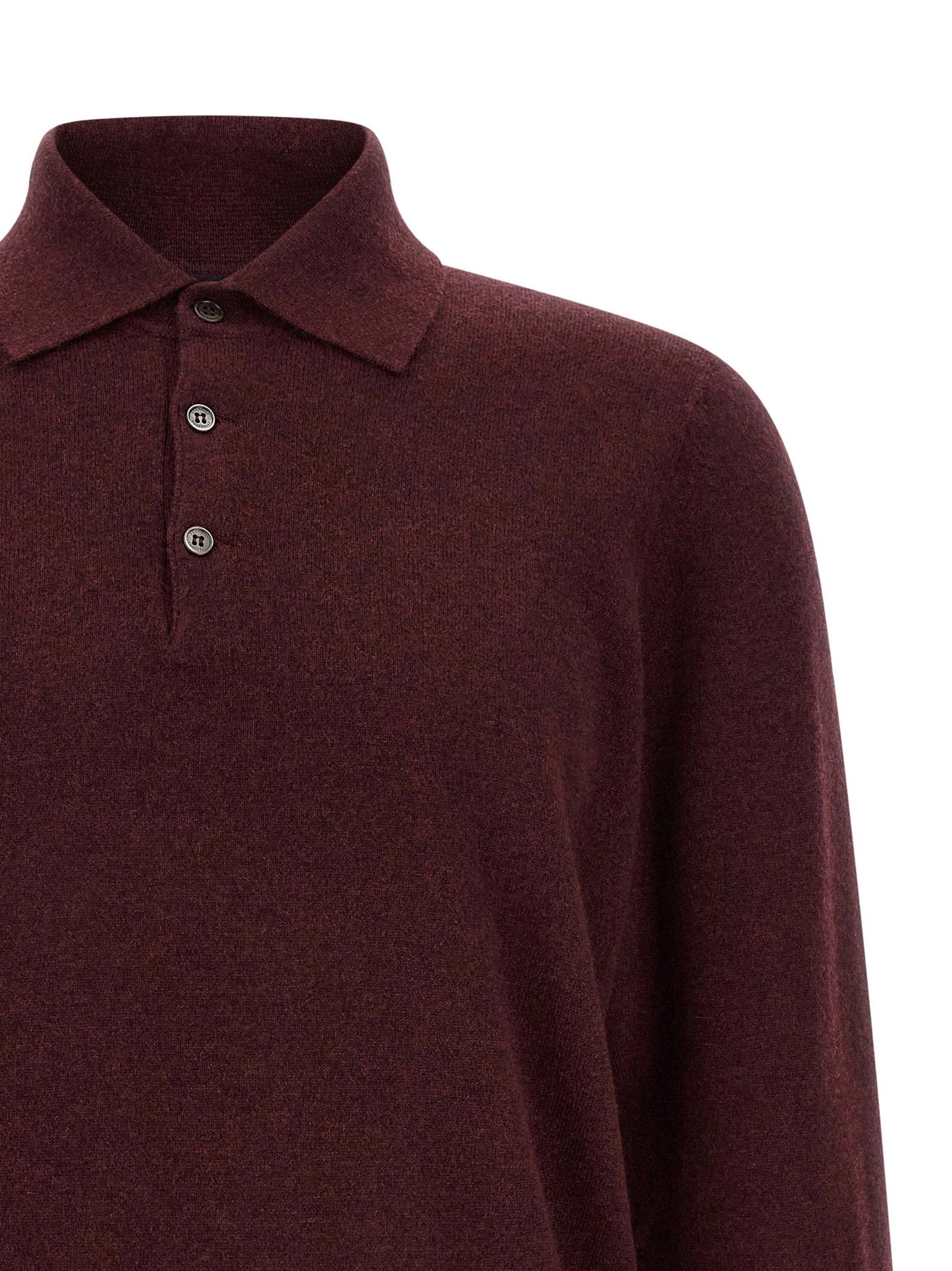 Brunello Cucinelli Brunello Cucinelli Cashmere Knit Polo Shirt