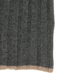 Brunello Cucinelli Brunello Cucinelli Ribbed Cashmere Knit Scarf
