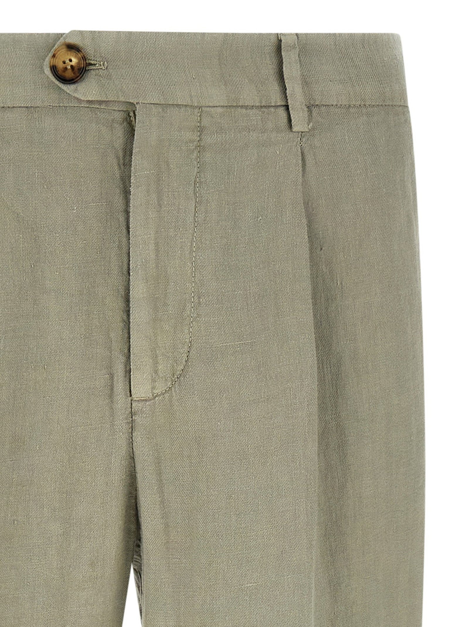 Brunello Cucinelli Brunello Cucinelli Linen Gabardine Trousers