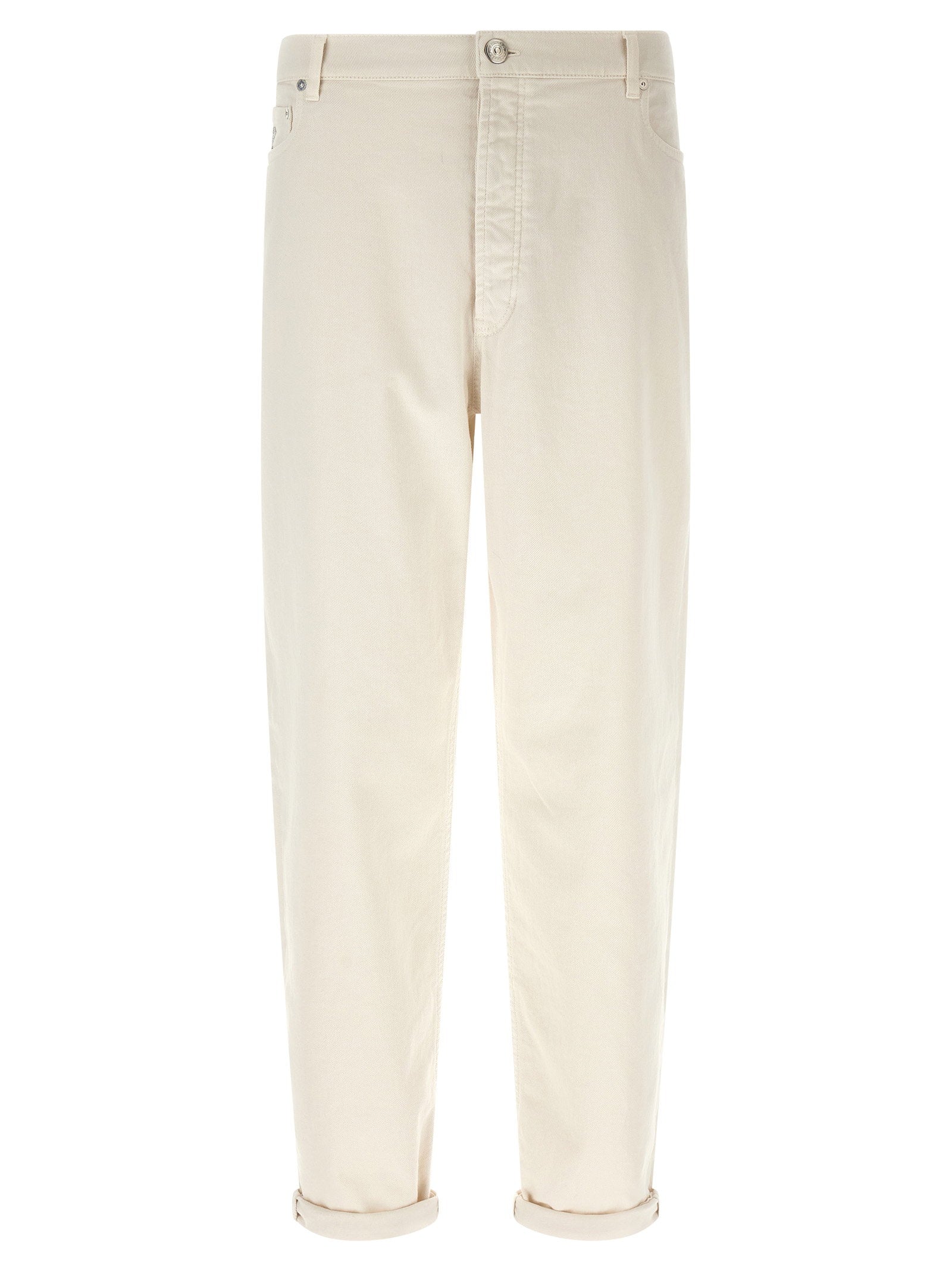 Brunello Cucinelli Brunello Cucinelli Garment-dyed Denim Jeans