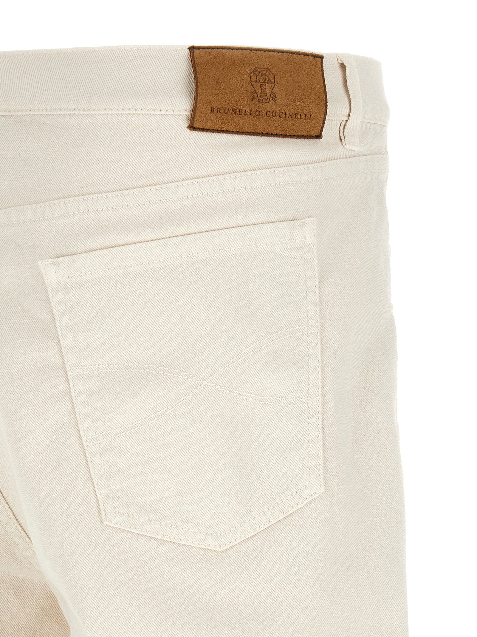 Brunello Cucinelli Brunello Cucinelli Garment-dyed Denim Jeans