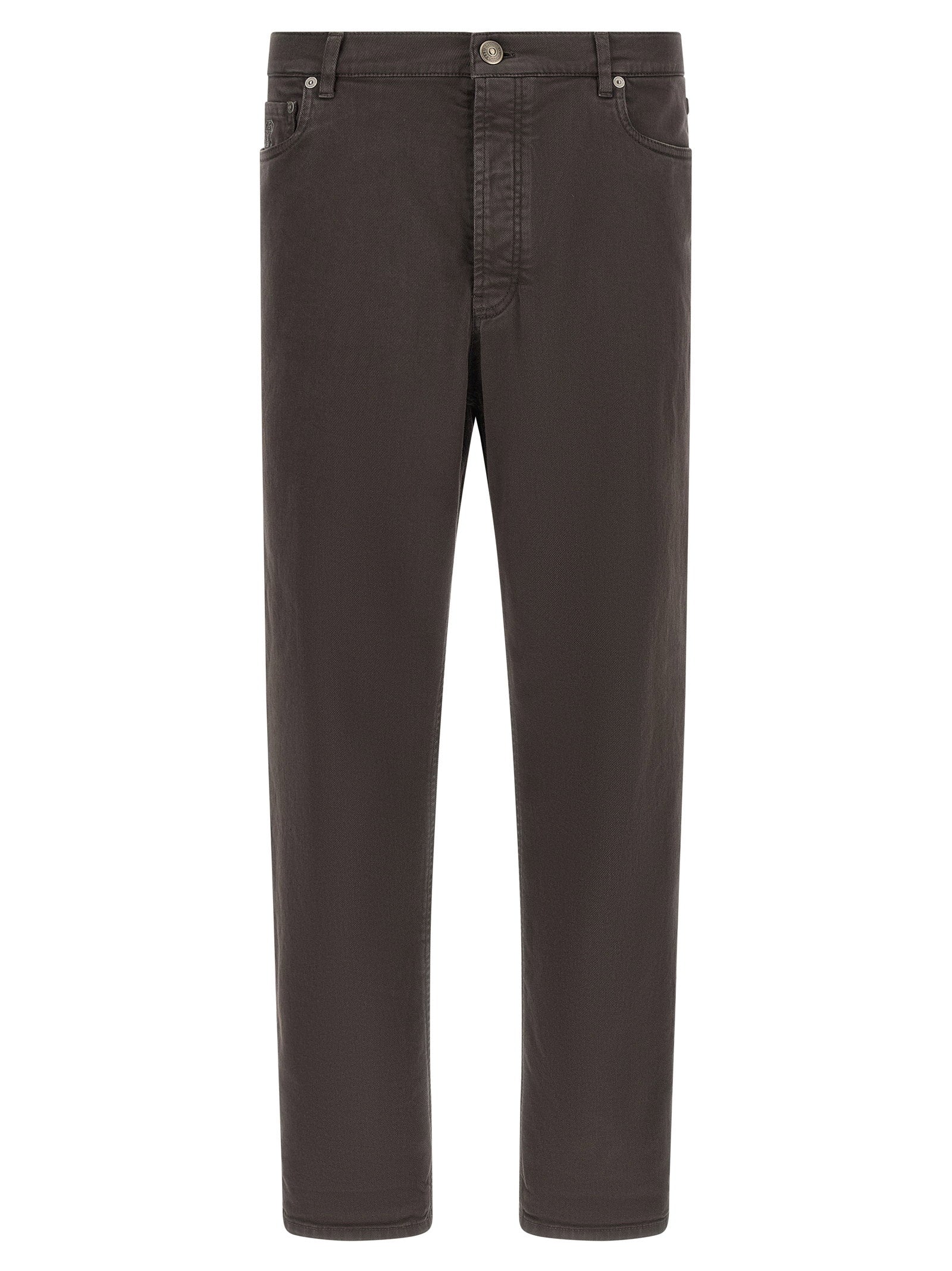 Brunello Cucinelli Brunello Cucinelli Garment-dyed Denim Jeans