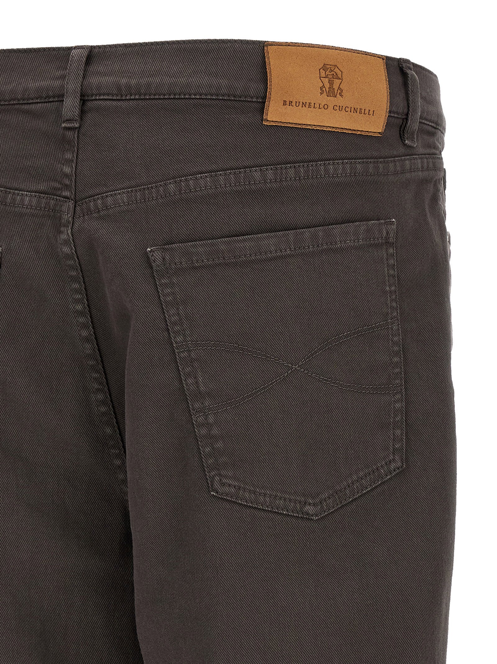 Brunello Cucinelli Brunello Cucinelli Garment-dyed Denim Jeans
