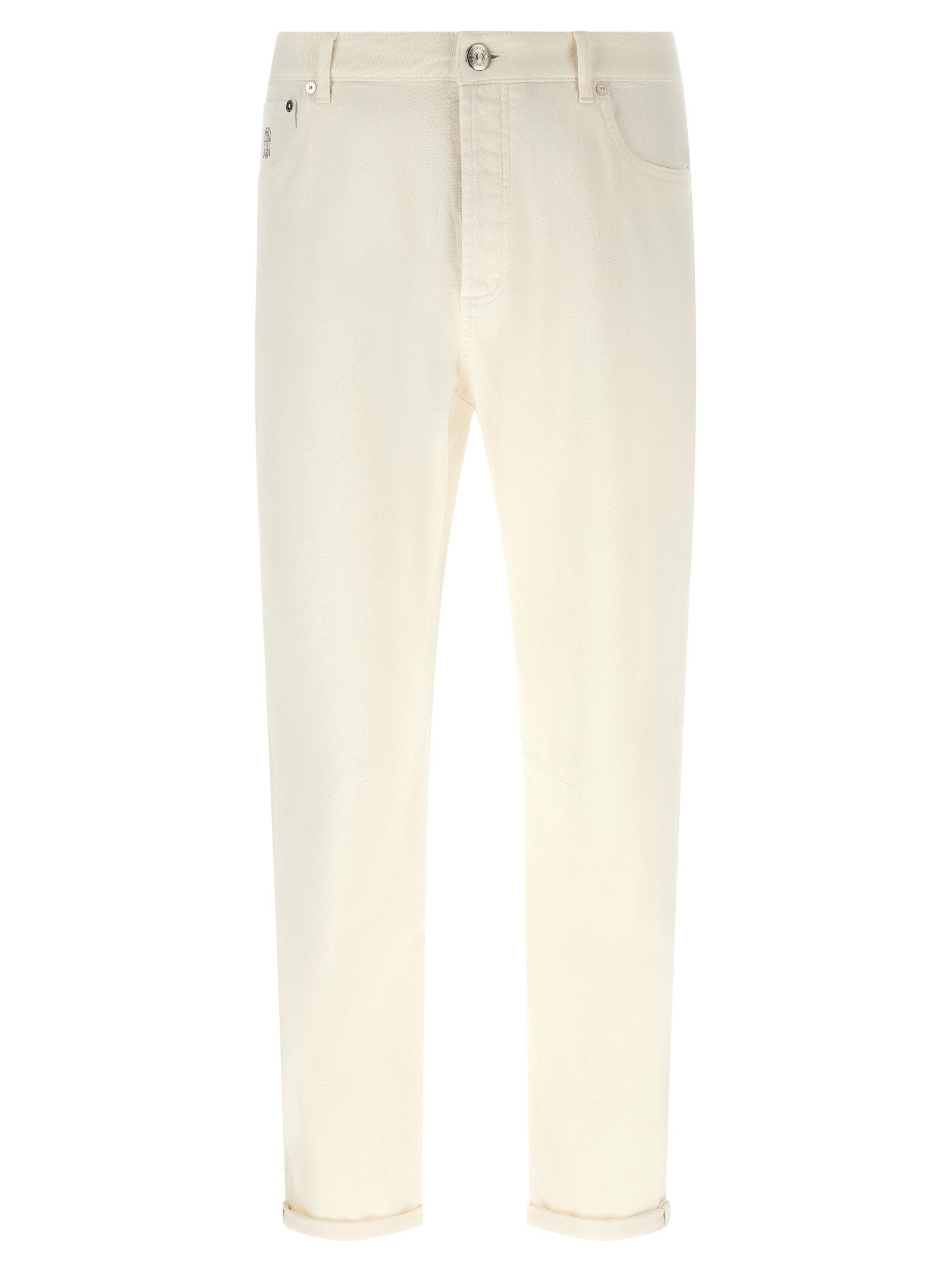 Brunello Cucinelli Brunello Cucinelli Logo Embroidery Jeans