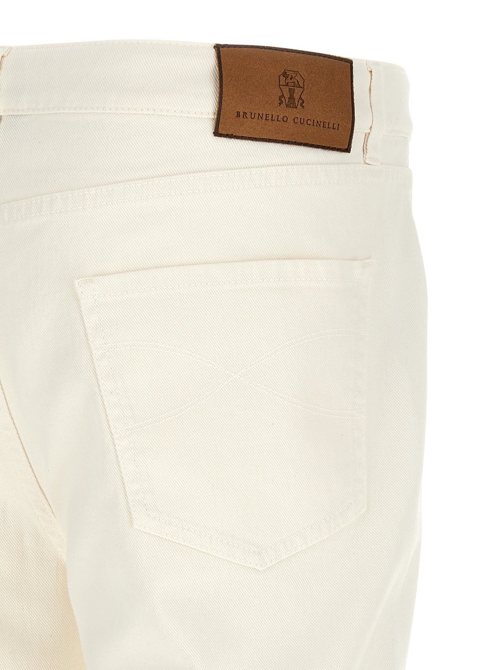 Brunello Cucinelli Brunello Cucinelli Logo Embroidery Jeans