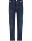 Brunello Cucinelli Brunello Cucinelli Logo Embroidery Stretch Jeans