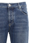 Brunello Cucinelli Brunello Cucinelli Logo Embroidery Stretch Jeans