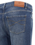 Brunello Cucinelli Brunello Cucinelli Logo Embroidery Stretch Jeans