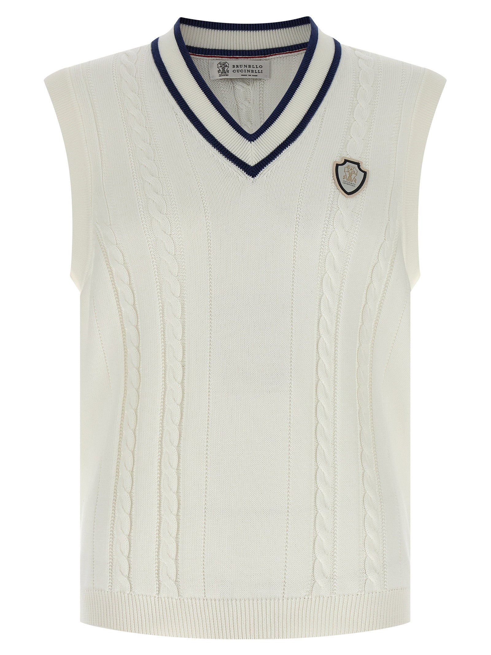 Brunello Cucinelli Brunello Cucinelli Cotton Braided Vest