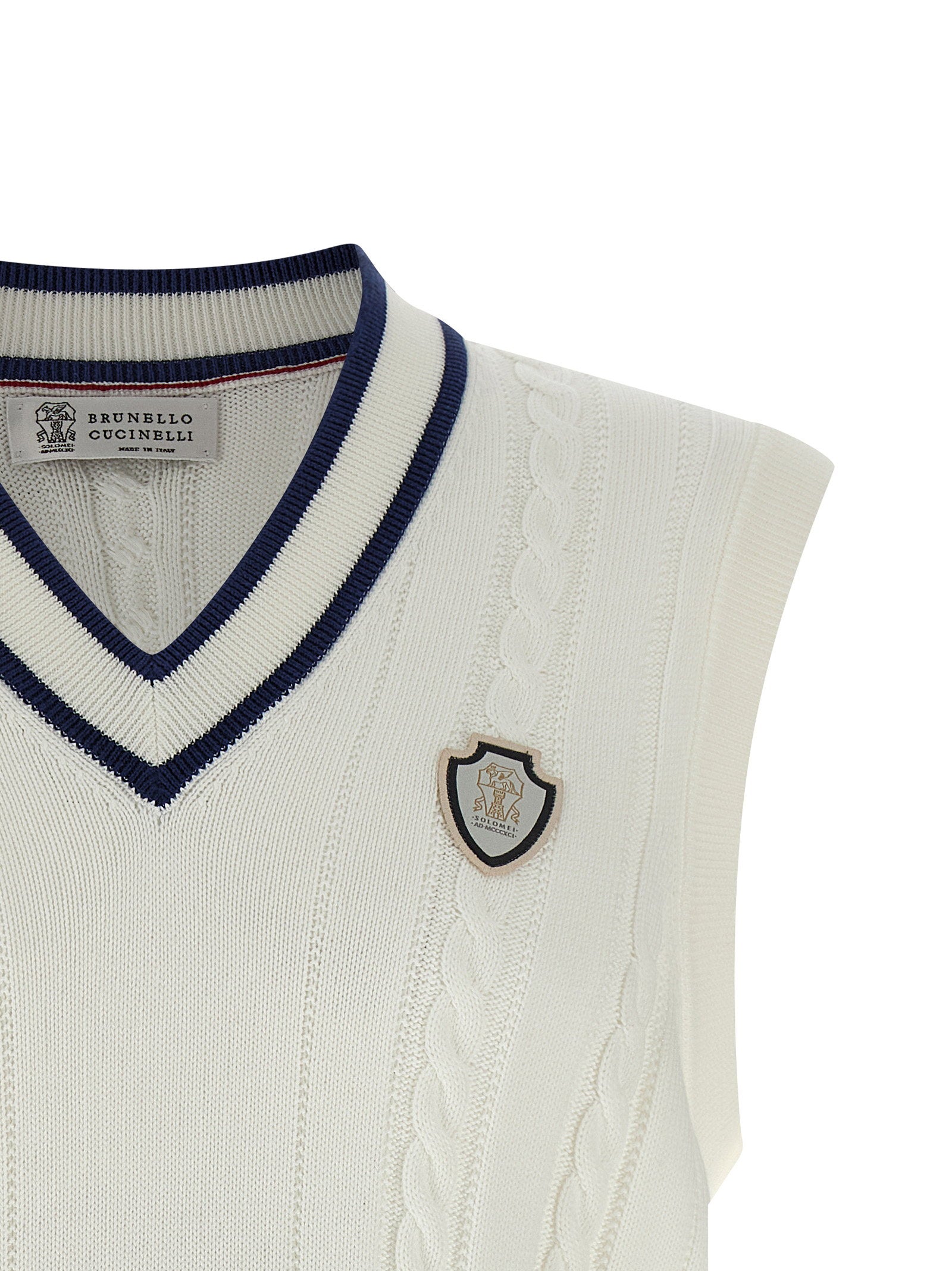 Brunello Cucinelli Brunello Cucinelli Cotton Braided Vest