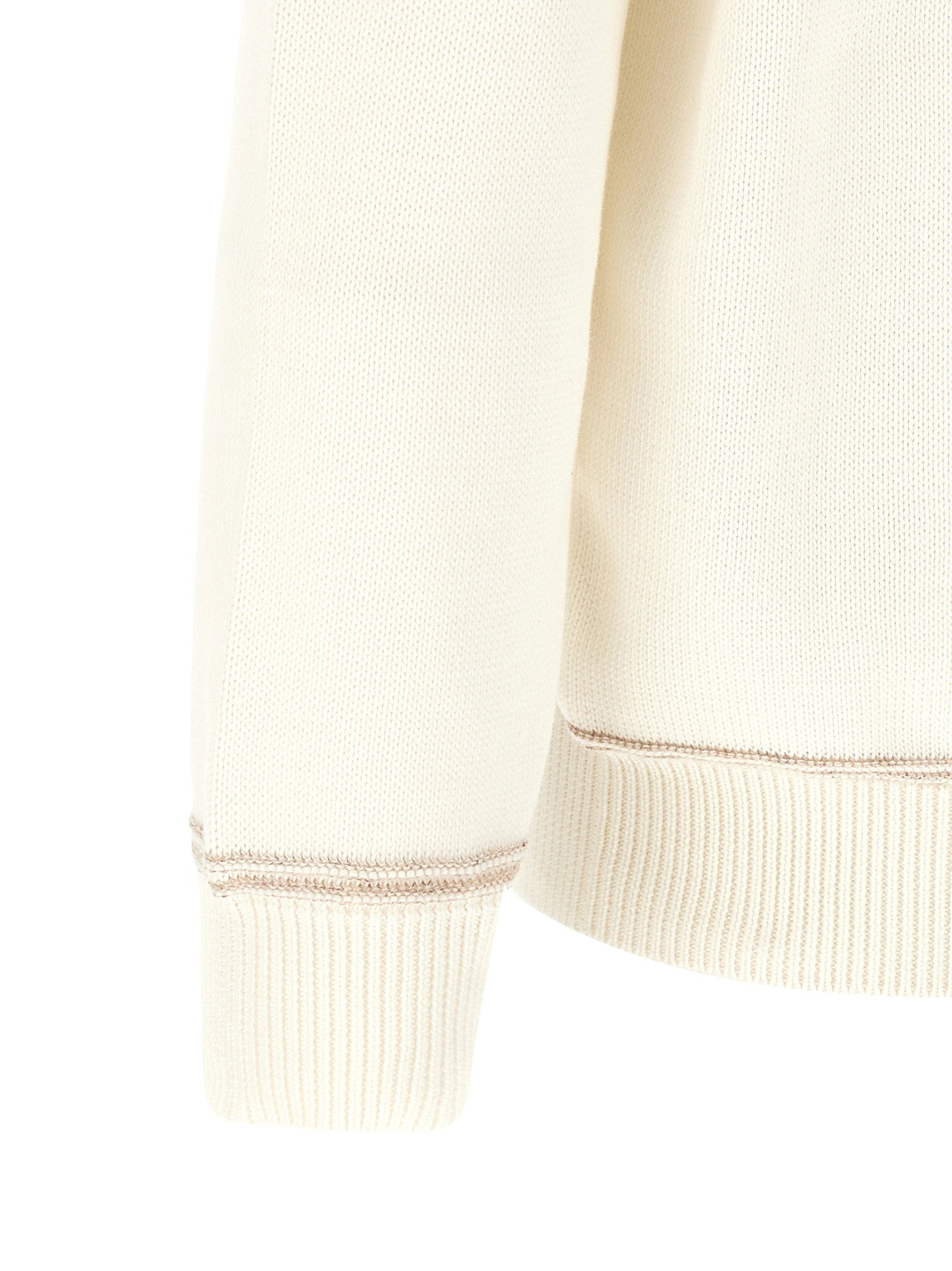 Brunello Cucinelli Brunello Cucinelli Braided Jacquard Shoulders Cardigan