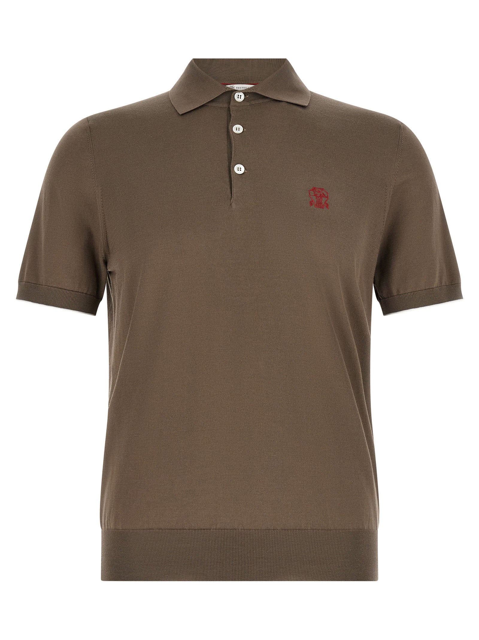 Brunello Cucinelli Brunello Cucinelli Knitted Polo Shirt