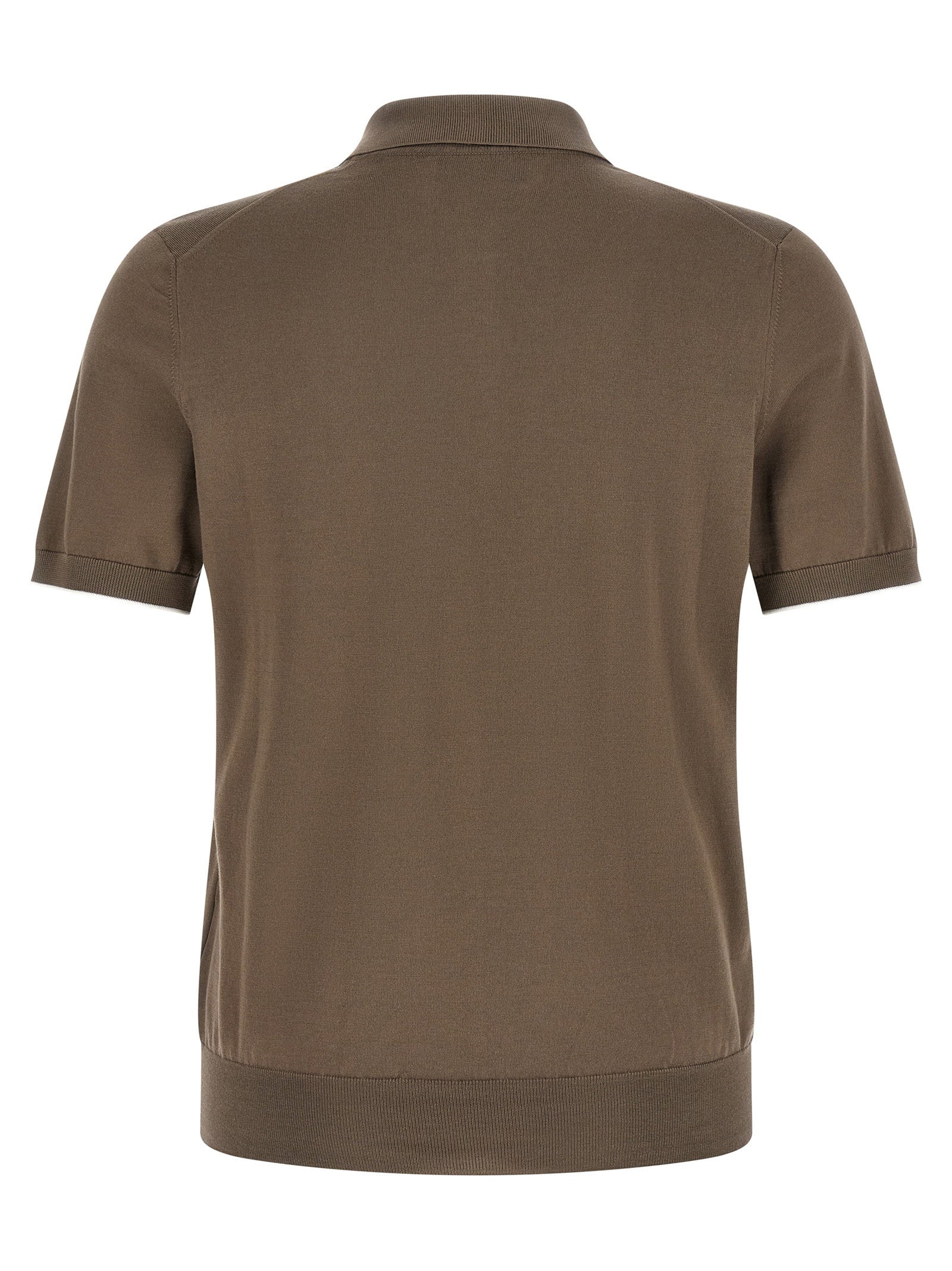 Brunello Cucinelli Brunello Cucinelli Knitted Polo Shirt