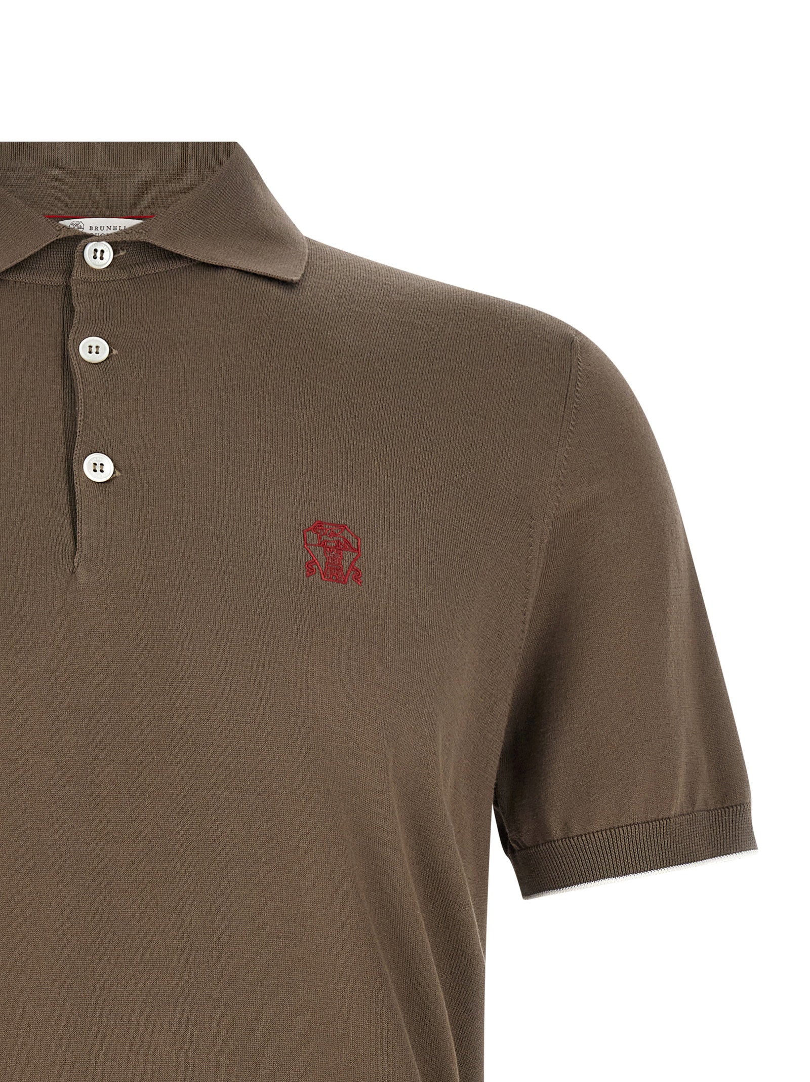 Brunello Cucinelli Brunello Cucinelli Knitted Polo Shirt