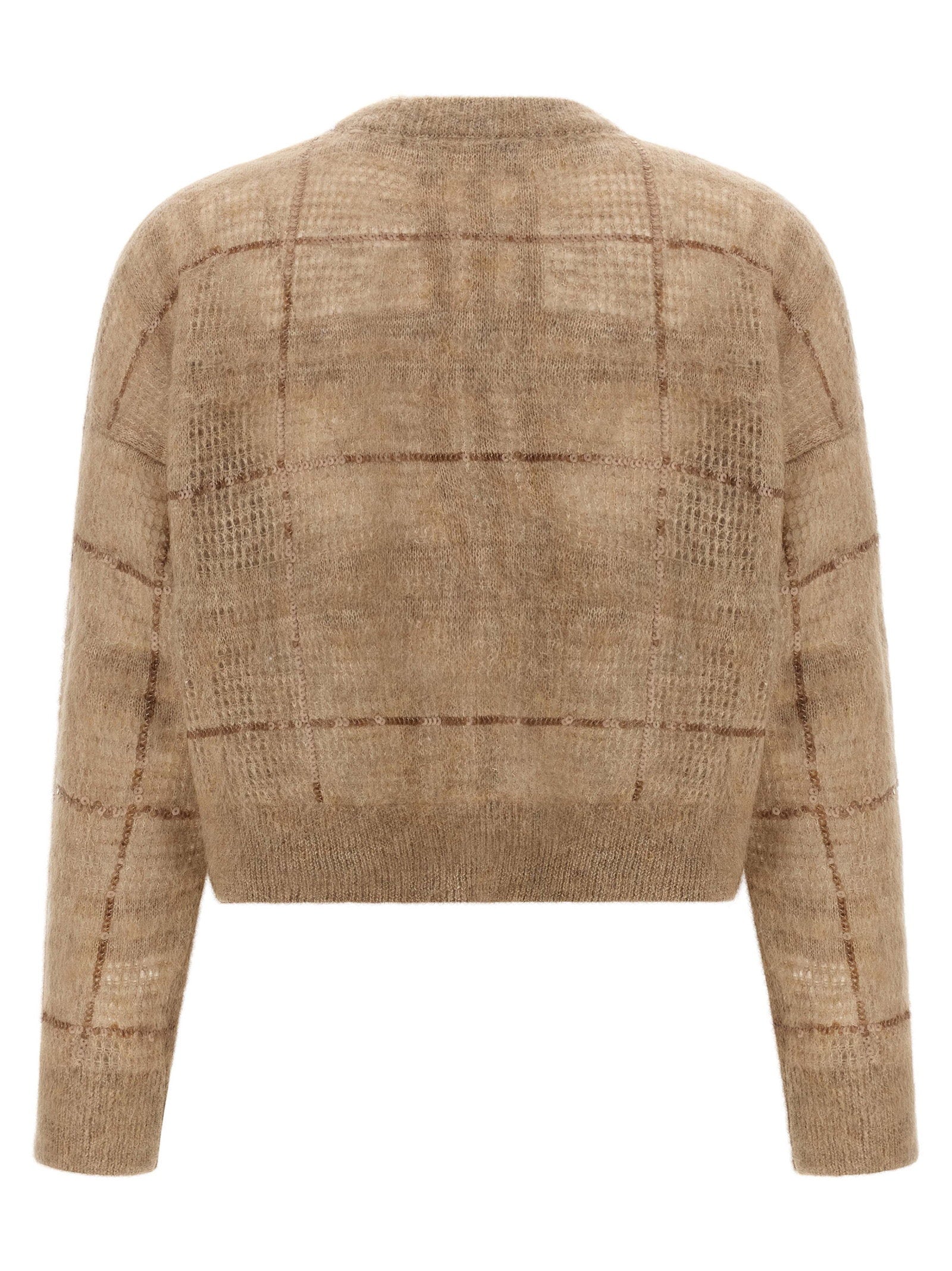 Brunello Cucinelli Brunello Cucinelli Sequin Check Sweater