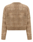 Brunello Cucinelli Brunello Cucinelli Sequin Check Sweater