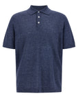 Brunello Cucinelli Brunello Cucinelli Linen Cotton Polo Shirt