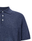 Brunello Cucinelli Brunello Cucinelli Linen Cotton Polo Shirt