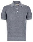 Brunello Cucinelli Brunello Cucinelli English Half-ribbed Polo Shirt