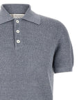 Brunello Cucinelli Brunello Cucinelli English Half-ribbed Polo Shirt