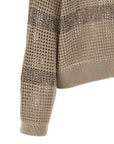 Brunello Cucinelli Brunello Cucinelli Dazzling Stripes Sweater