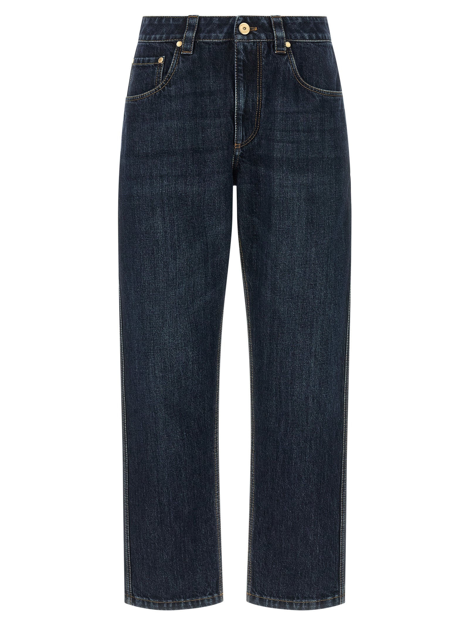 Brunello Cucinelli Brunello Cucinelli Shiny Bartack Jeans
