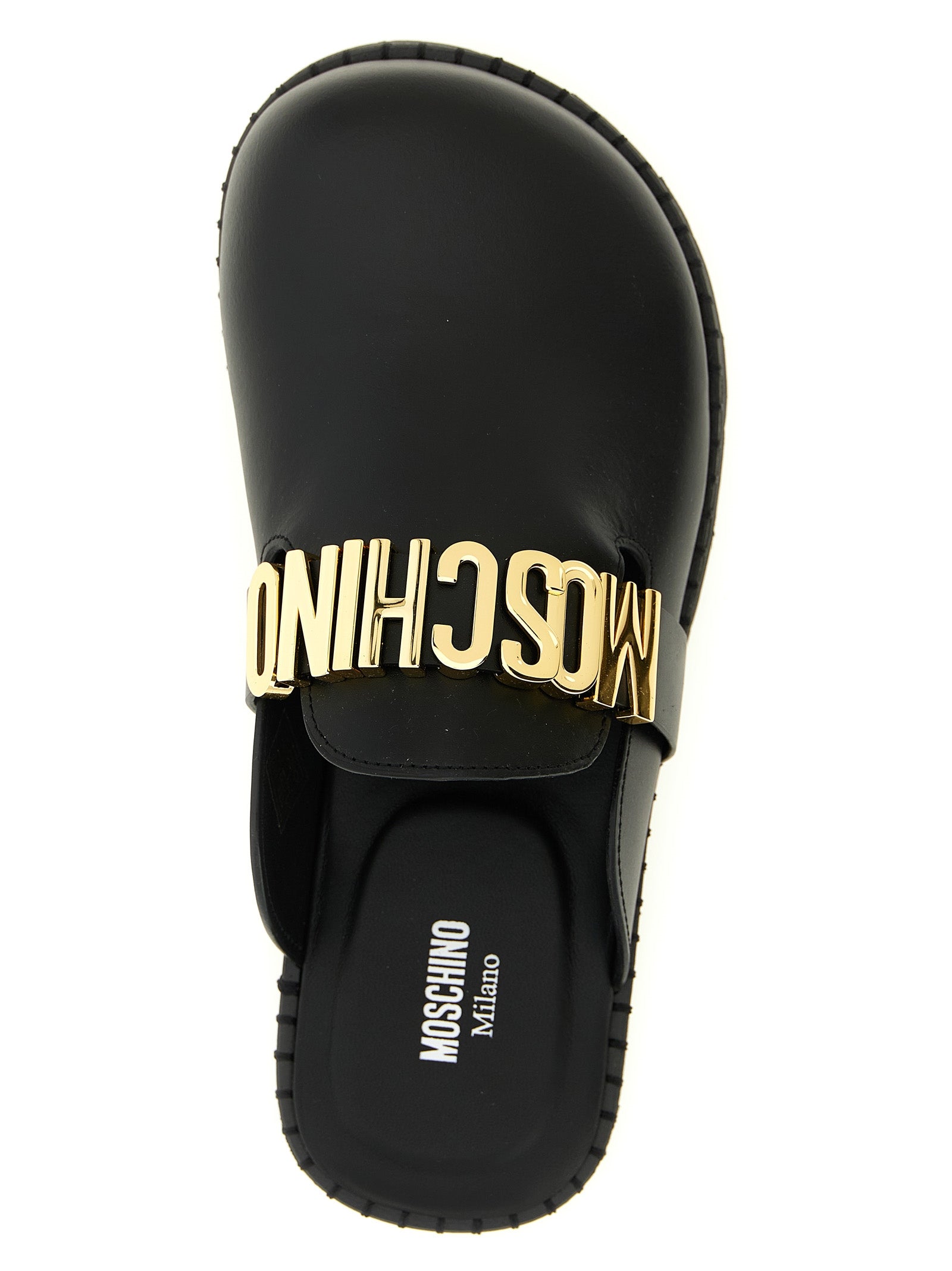 Moschino Moschino Leather Sabots