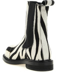Moschino Moschino Zebra Pony Ankle Boots