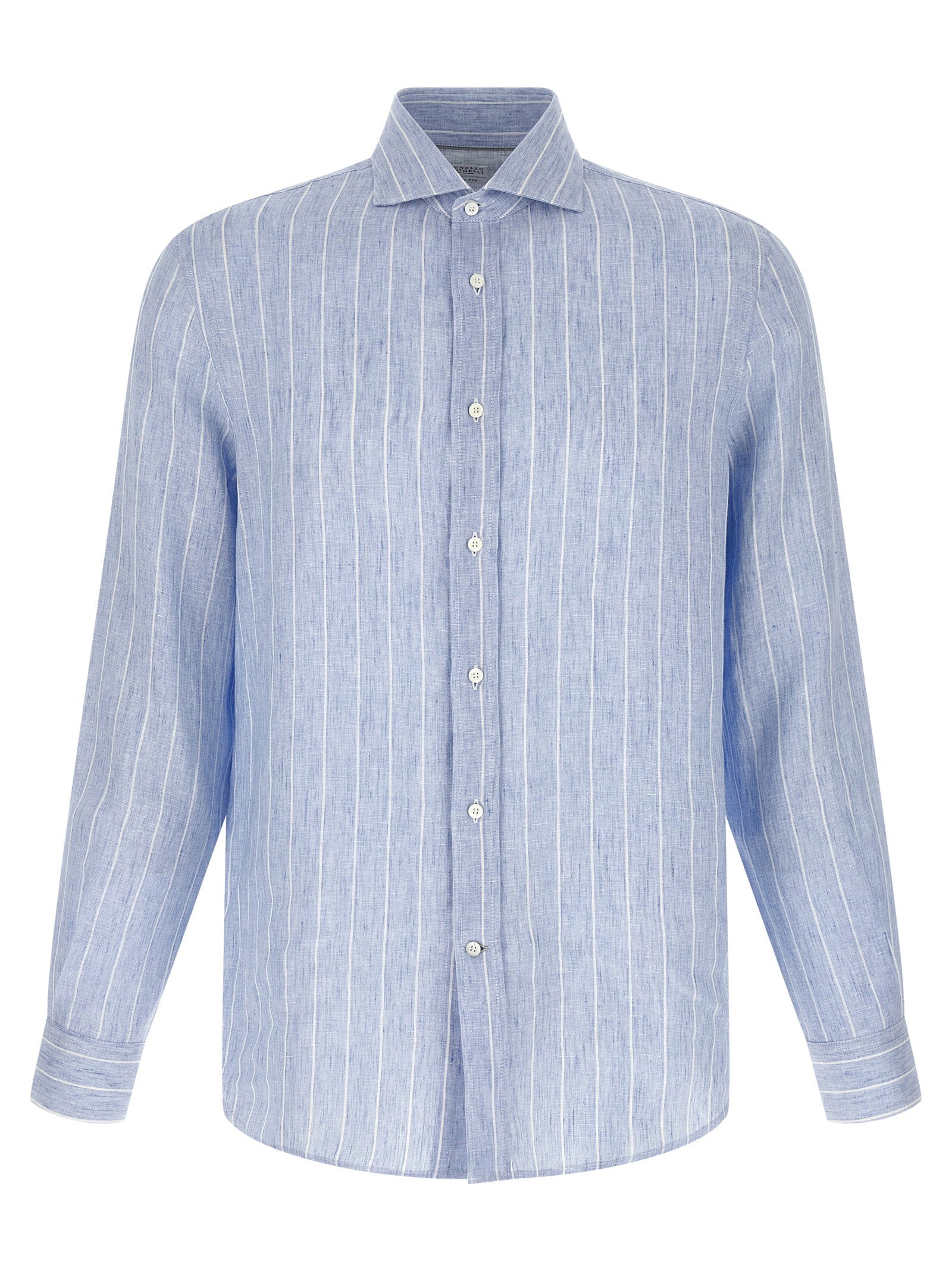 Brunello Cucinelli Brunello Cucinelli Striped Linen Shirt